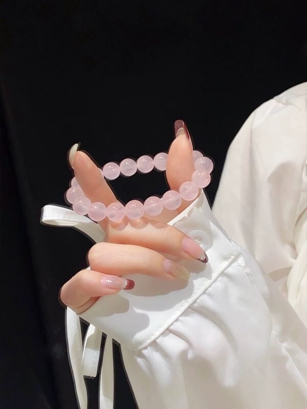 Jewelry natural crystal snowflake ghost bracelet snow frost hair powder cream ghost image crystal bracelet gift